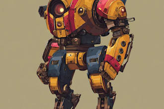 create transformer and concept art of futuristic mecha