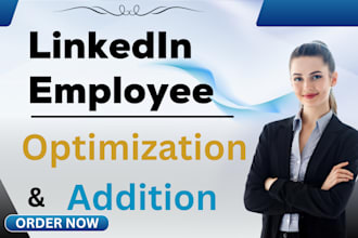 setup and add your linkedin business page employees, promote, marketing,