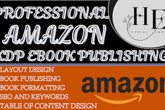 do book formatting for amazon kindle, kdp, paperback design and publishing