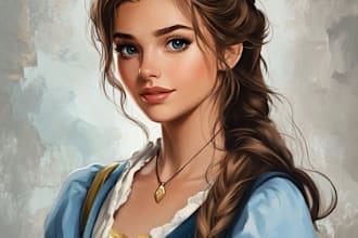 make nsfw and original character in semirealism art style