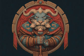 design medieval, fantasy, rpg gaming logo