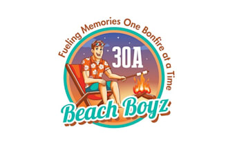 design awesome beach boy logo
