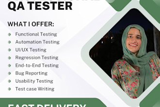 test and QA your website or app for bugs and usability with a report