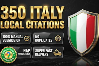 do italy local citations for gmb map pack ranking and local SEO