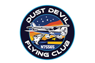 create a modern custom airplane logo