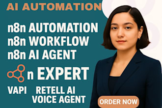 n8n automation n8n workflow n8n ai agent n8n expert vapi retell ai voice agent