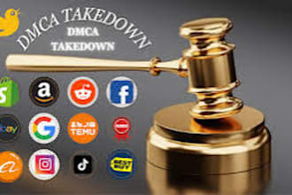 file dmca takedown notices to remove stolen content