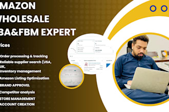 give you consultation for amazon fba wholesale