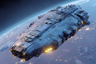 create high quality 3d concept art for vehicles, spaceships