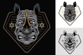 design exclusive rhino logo