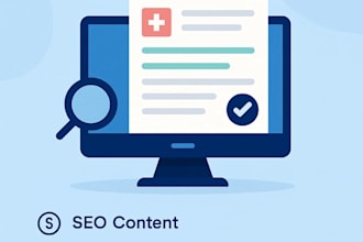 write SEO optimized medical articles for german healthcare websites