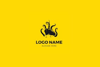 deliver a high quality octopus logo with fast turnaround