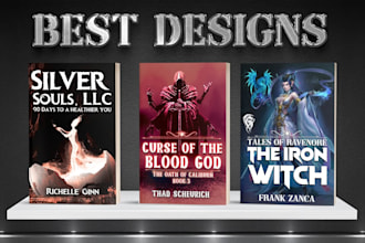 design a stunning KDP book cover for kindle and paperback