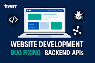 build, enhance, optimize, and fix your website or web app with backend API