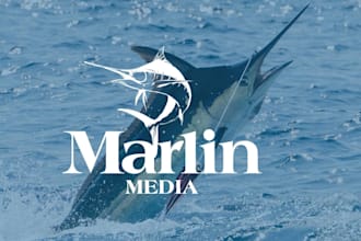 design awesome fishing logo with unlimited revision