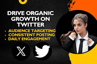 do organic twitter x marketing to grow followers fast
