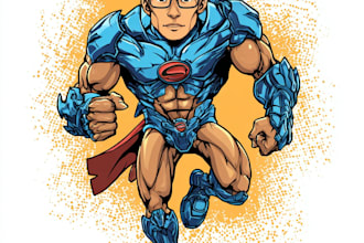 make you as a superhero marvel or dc character