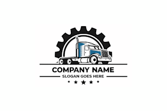 design a creative logo for shipping, courier, or logistics