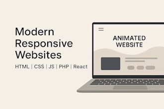 design stunning web pages with animations