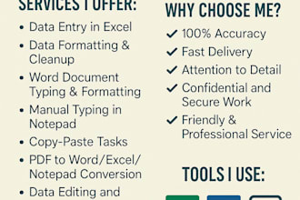 do data entry for you
