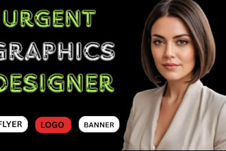 do urgent graphic design and redesign work