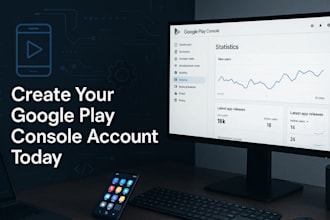 create a personal or organization google play console account for you