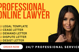 professionally draft a powerful demand letter or cease and desist letter