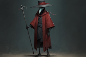 design fantasy horror and fantasy horror character