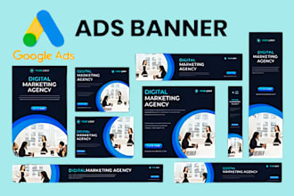 design etsy banner, shopify store and web banner, web ads, social media banners