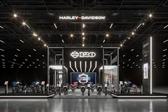 create 3d design for your exhibition booth, stand and event