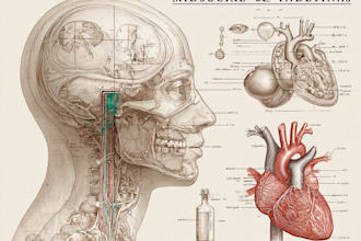 create anatomy, medical, and scientific illustrations and diagrams