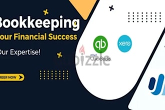 do bookkeeping on quickbooks, xero, zoho, odoo complete setup bank reconcilation