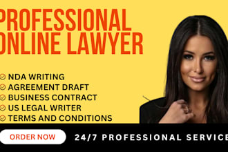 draft or review contracts, agreements, or website terms and conditions