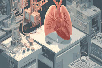 draw a realistic anatomical surgery medical illustration