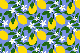 design unique seamless pattern, textile print