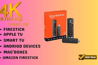 set up TV channel for firestick, apple TV, smart TV, android devices