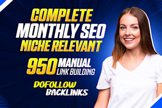 do monthly off page SEO link building service using dofollow contextual backlink