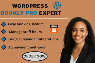 install, customize and fix bookly pro appointment booking system