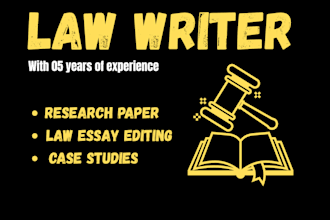 do legal research, legal writing, law articles and law case studies