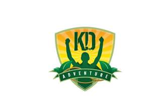 design adventure outdoor colorful brand logo