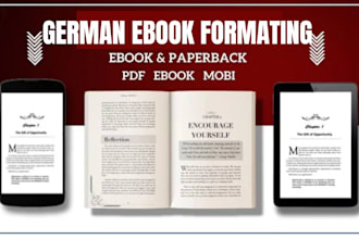 do german ebook editing book typesetting workbook formatting book christian book
