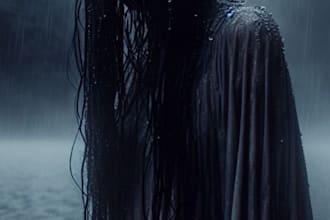 draw fantasy or dark creepy horror art illustration