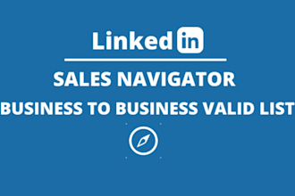 generate b2b lead generation with linkedin sales navigator
