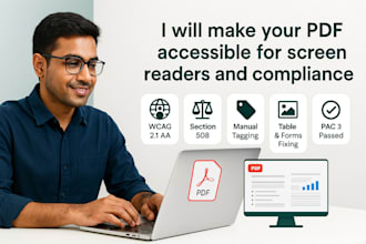 section 508 compliant PDF tagging and accessibility fix