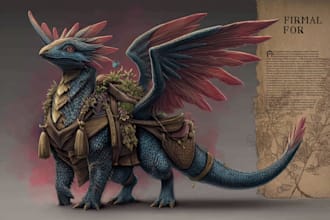 design a creature, a monster or a fantasy beast for you