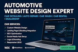 design car detailing auto detailing website car detailing leads social media ads