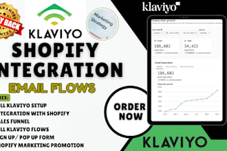 setup klaviyo shopify automation email flow klaviyo integration
