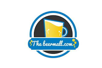 design modern monogram beer bar logo