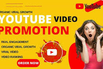 do organic youtube video promotion with real traffic