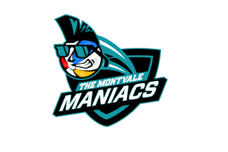 design awesome montvale maniacs logo